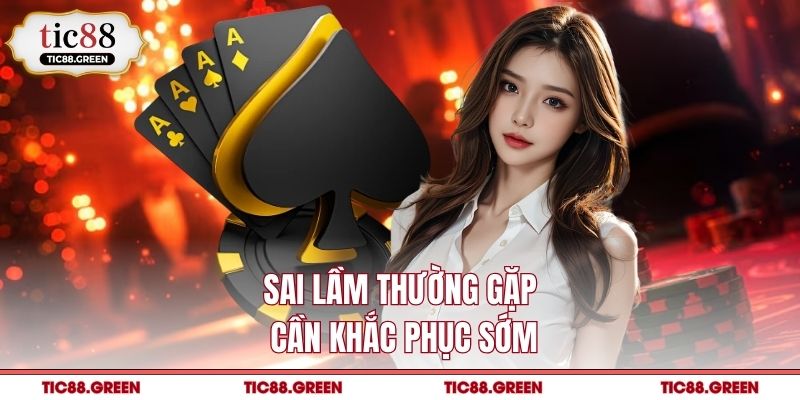 Sai lầm thường gặp cần khắc phục sớm
